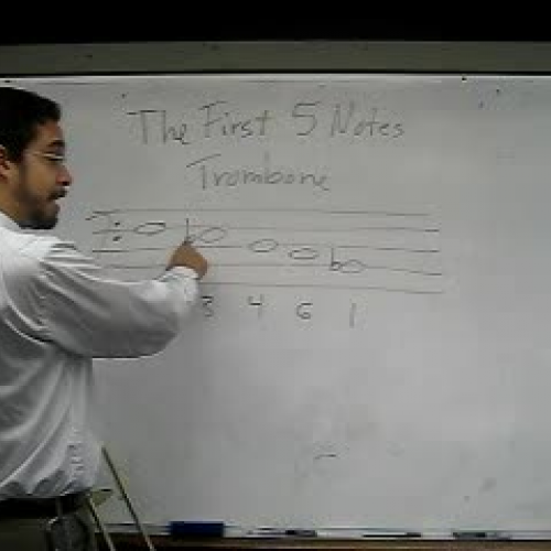 Trombone First Five Notes