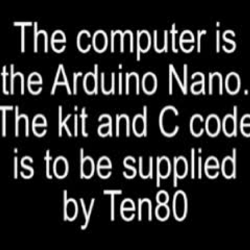 Ten80 Red Cat robot car