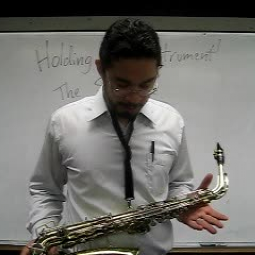 Holding the Sax