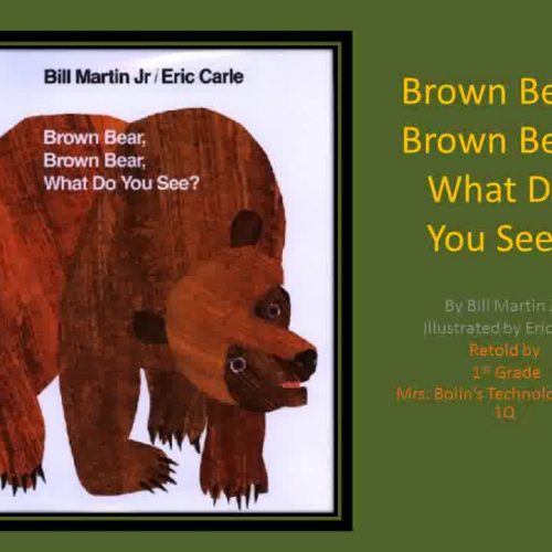 Brown Bear Book One 1Q