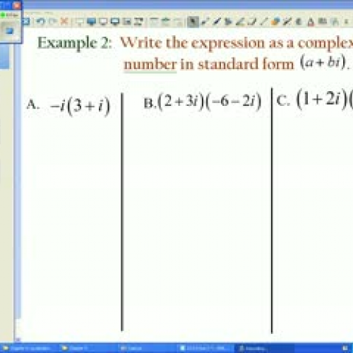 5.4 Complex Numbers Day 2