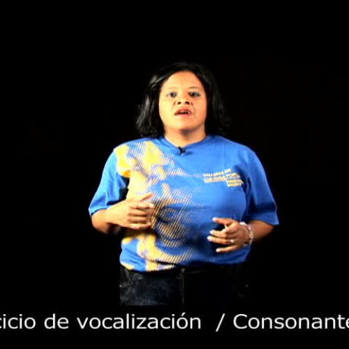 ejercicio de vocalización consonante n