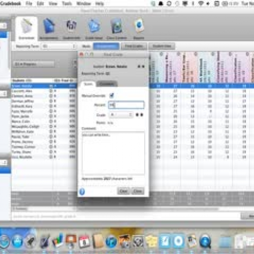 Adding Comments to Gradebook