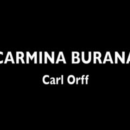Carmina Burana - An Invitation