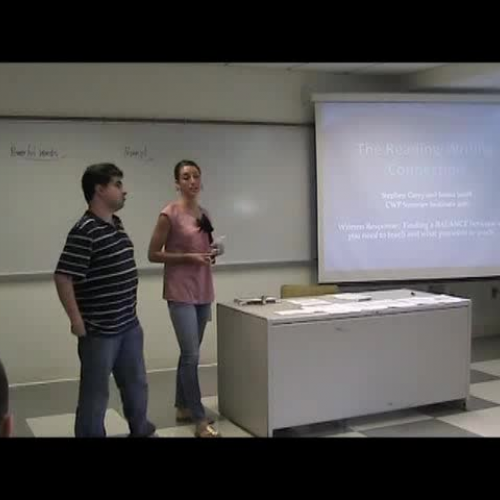 Summer Institute Workshop 7/11/11