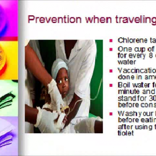 Cholera and Traveling