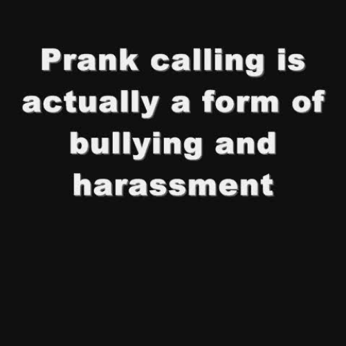 Don't Prank Call