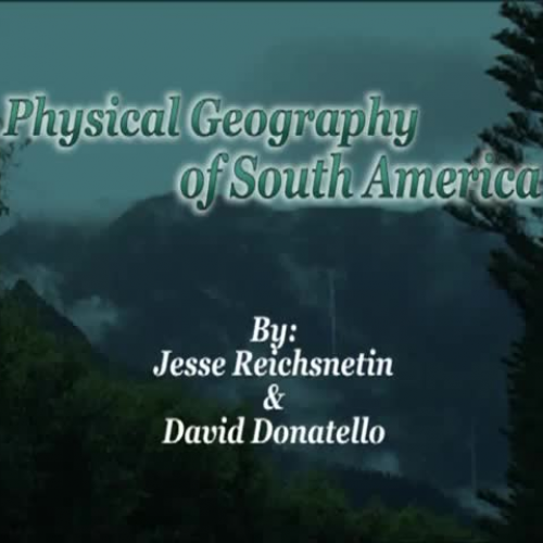 South America geography