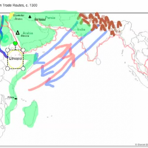 Indian ocean trade routes