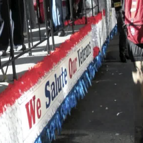 2010 Hungerford School Veteran's Day float