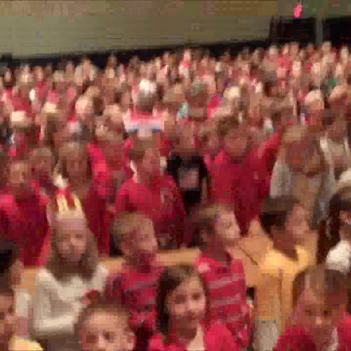 Stewartsville Elementary School Students Sing