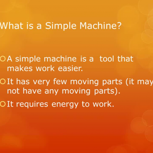 Simple machines