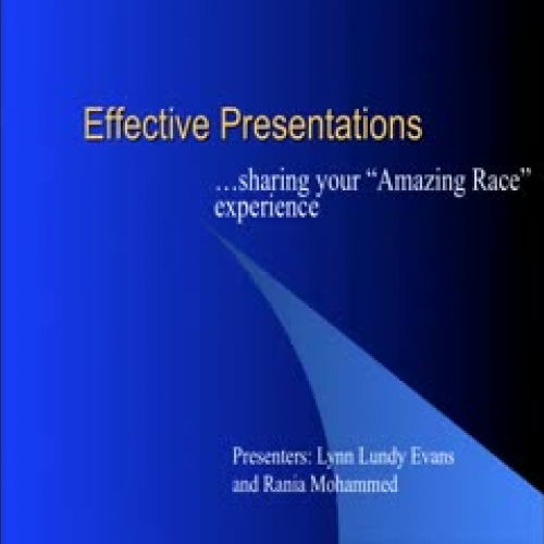 Effective Presentation