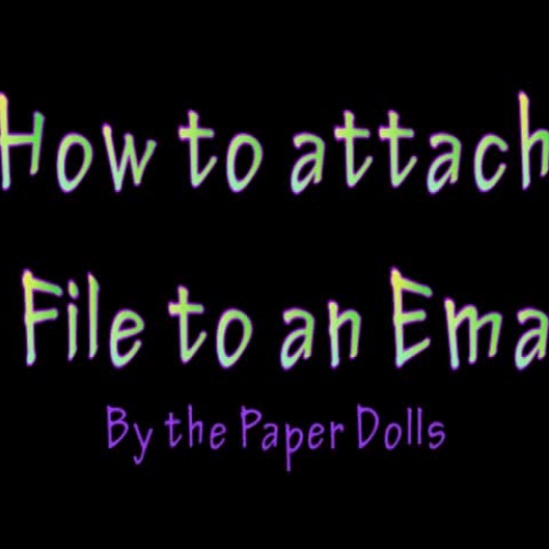 How to attach a document to an email