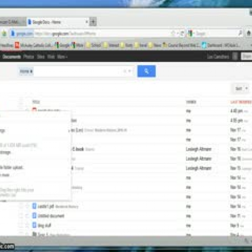 How to upload documents into Google Docs