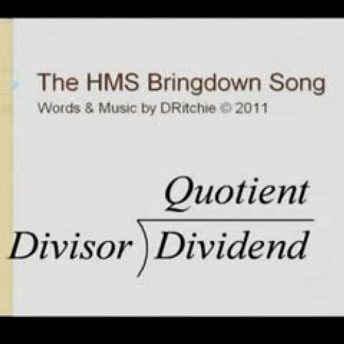 Original Math Song (Long Division)