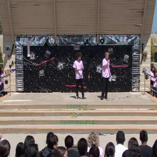 Imperial Middle School: Pink Glove Assembly