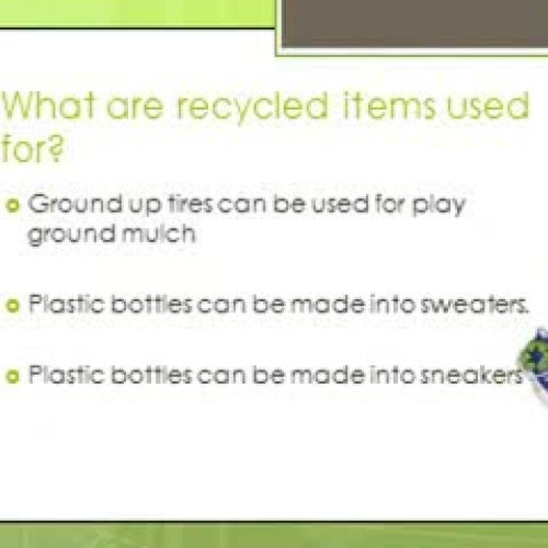 How Recycled Items Are Used 2