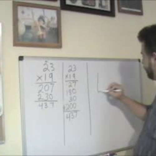 Multiplication of 2 digits by 2 digits - Part