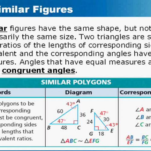 Similar Figures