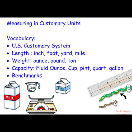 Measuring in Customary Units