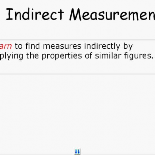 5.7 Indirect Measurement