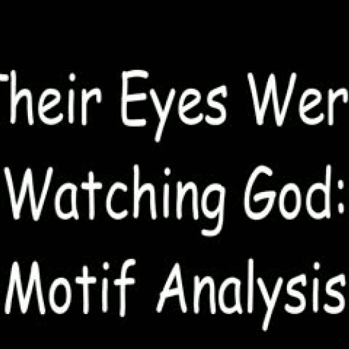 Theie Eyes Were Watching God Motif Analysis