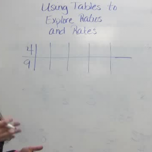 6-4 Using Tables to Explore Ratios and Rates