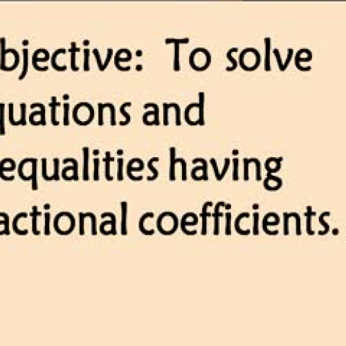 5-8 Fractional Coefficients