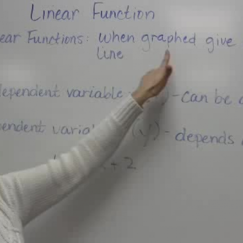 10-2 Linear Functions