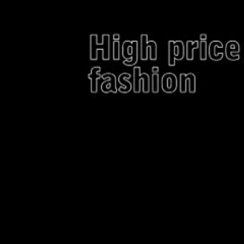 Zackery Jones - High Price of Fashion