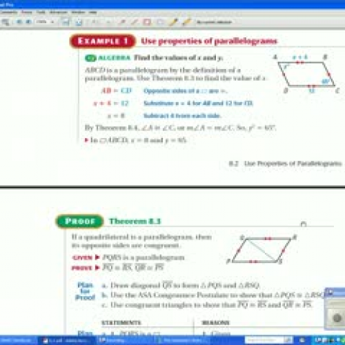 8.2 Parallelograms