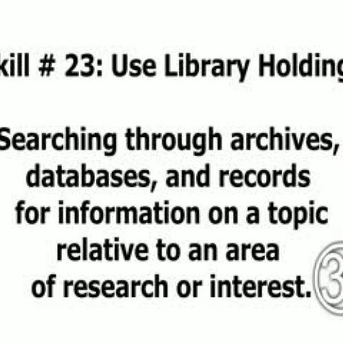 Skill 23: Search the Web