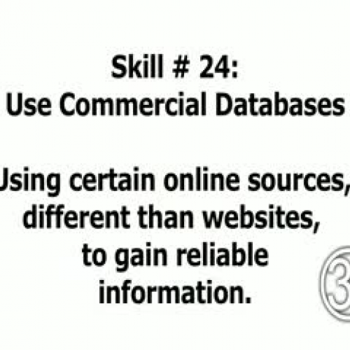 Skill 24: Use Library Holdings