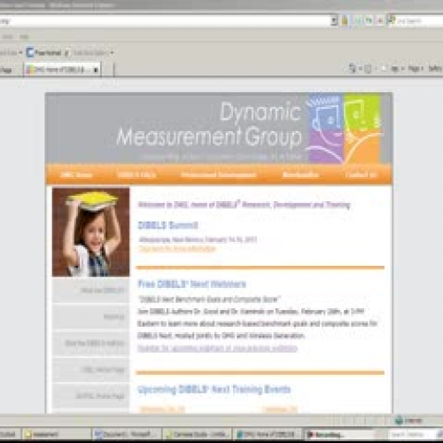 DIBELS Progress Monitoring