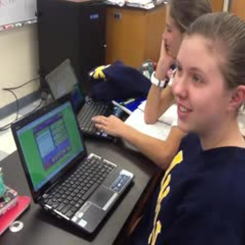 Student discusses activity part 1