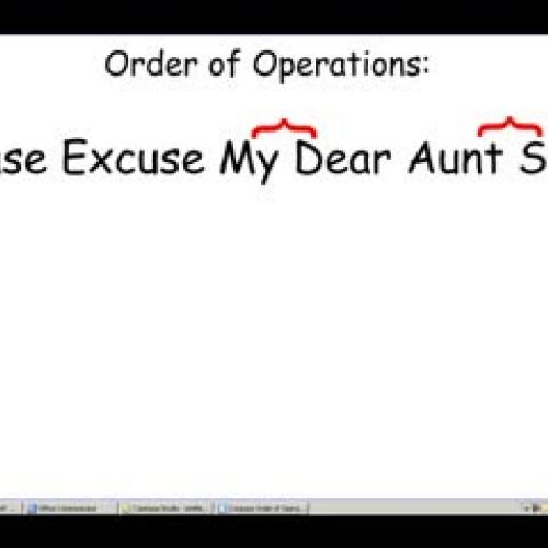 Order of Operations
