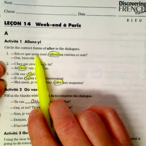 Lesson 14 Activite Pour Tous