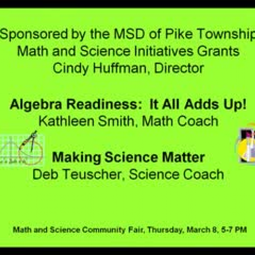 2012 Math &amp; Science Community Fair