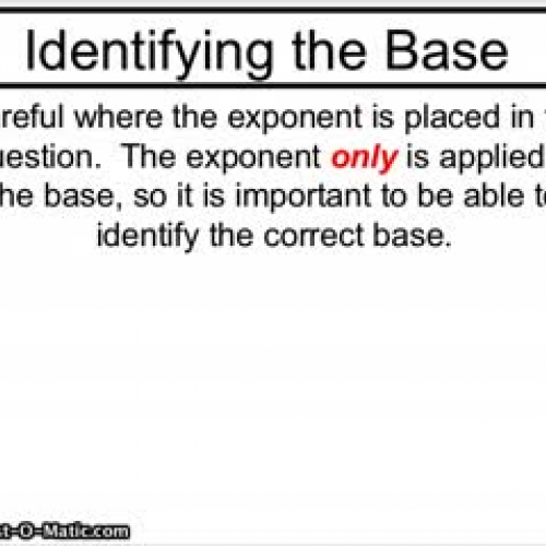 Identifying Bases