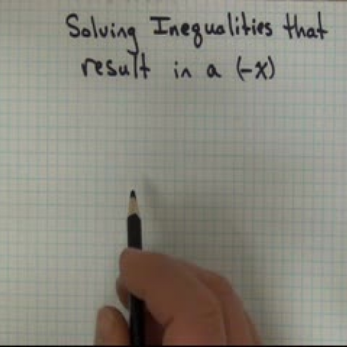 Solving inequalities dividing by negative val