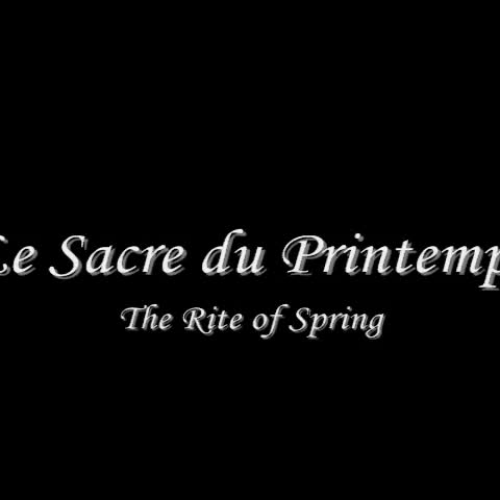 The rite of Spring 2
