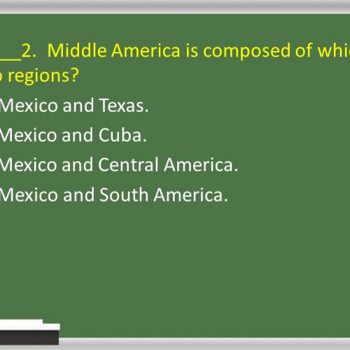 Latin America History Test