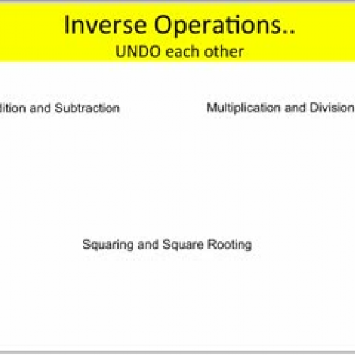 9-12 Solving Equations Using Square Roots