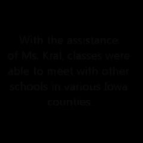 Fifth Grade Iowa Counties Skype