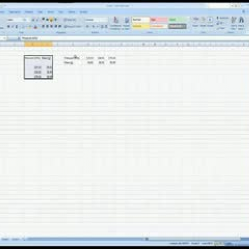 Tutorial for making line graph in excel 2007