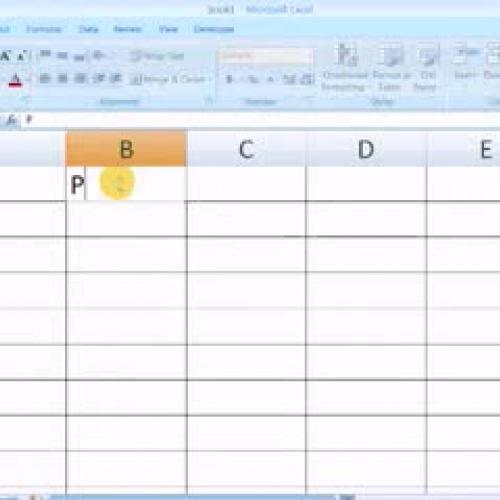 How to create graphs using excel 2007