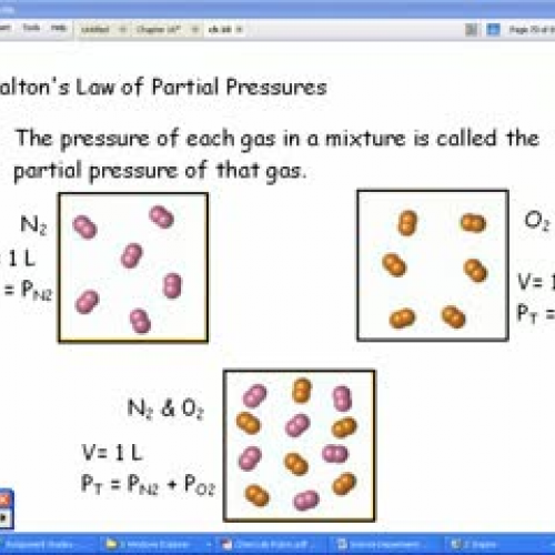 4-11-2012  Dalton's Law of Partial Pressures