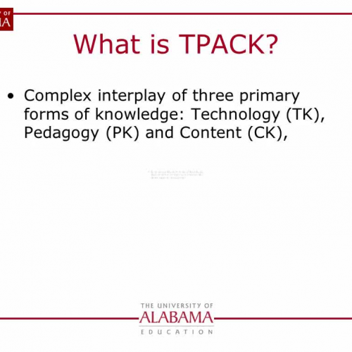 Discovering TPACK