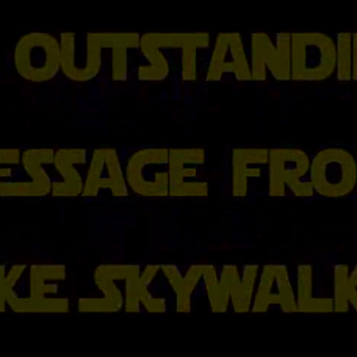 Star Wars FCAT Luke Skywalker Skit